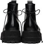 Marsèll Black Carretta Lace-Up Boots
