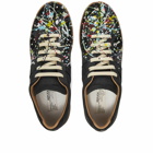 Maison Margiela Men's Painted Replica Sneakers in Black/Multi