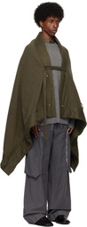 RAINMAKER KYOTO Brown Maison Eureka Edition Blanket Mantle Jacket
