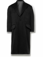 Stòffa - Double-Faced Brushed-Cashmere Coat - Black