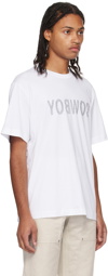 Helmut Lang White 'Cowboy' T-Shirt
