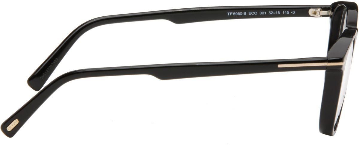 TOM FORD Black Round Blue Light Glasses
