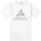 Adidas Men's Adventure Volcano T-Shirt in White