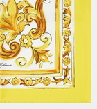 Dolce&Gabbana Majolica silk scarf