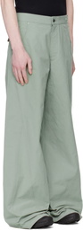 HELIOT EMIL Green Sella Trousers