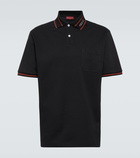 Gucci Cotton-blend piqué polo shirt