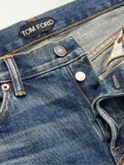 TOM FORD - Slim-Fit Selvedge Jeans - Blue