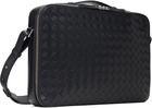 Bottega Veneta Gray Getaway Slim Briefcase