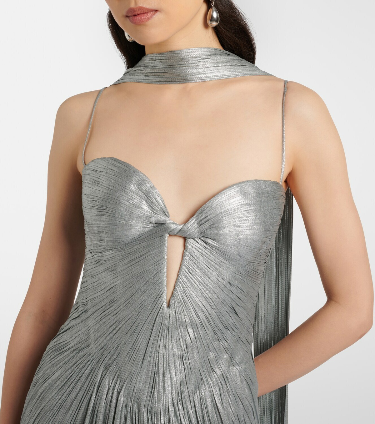 Maria Lucia Hohan Tonia cutout silk tulle gown