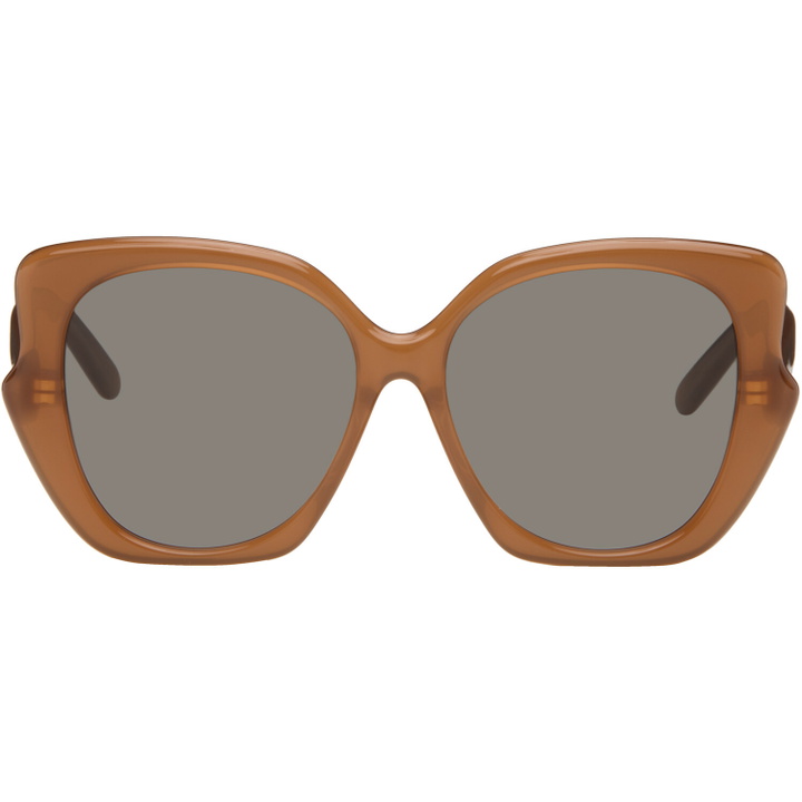 Photo: LOEWE Tan Fantasy Slim Sunglasses