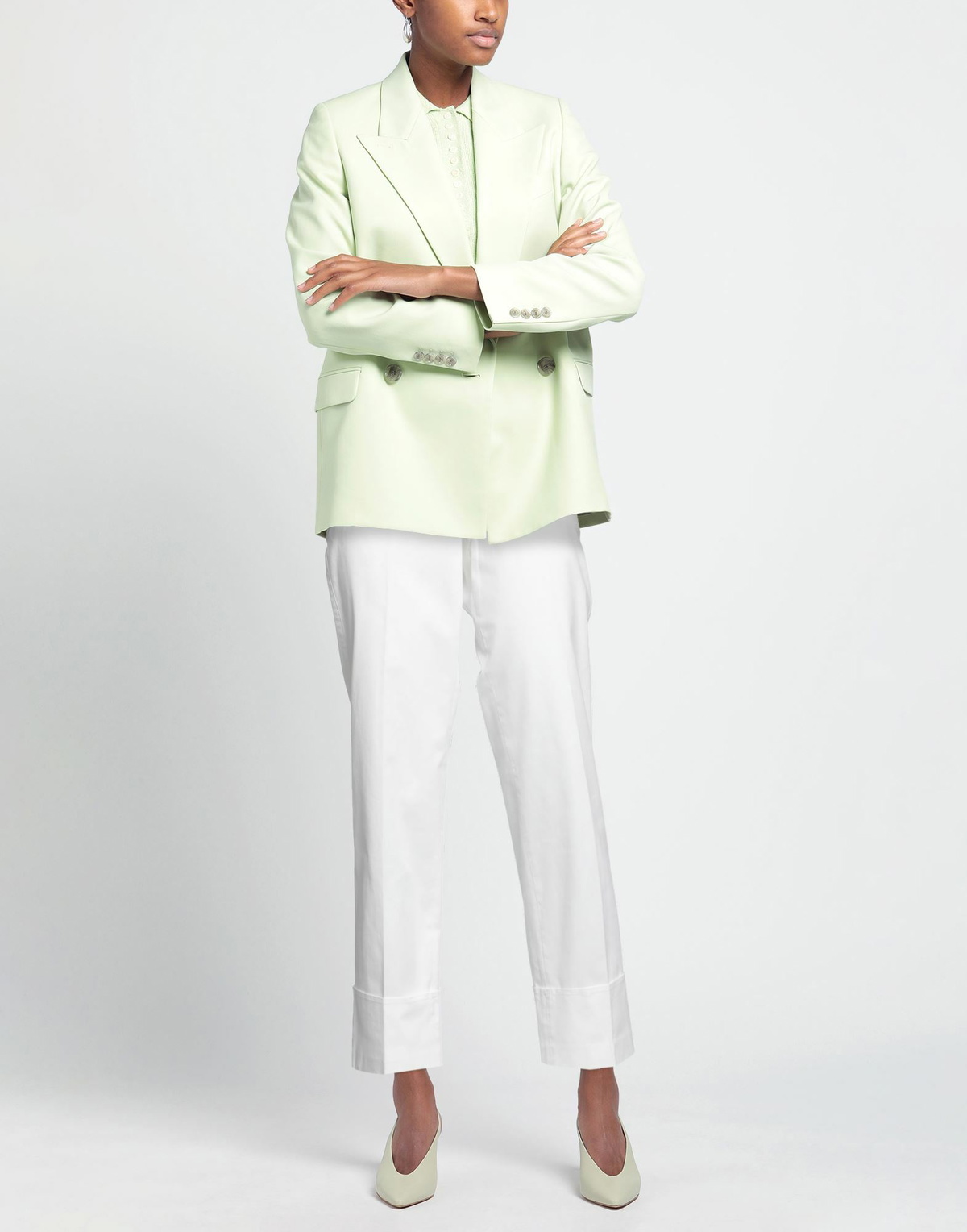 Peserico Womens Pants in White