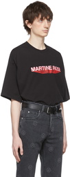 Martine Rose Black Cotton T-Shirt