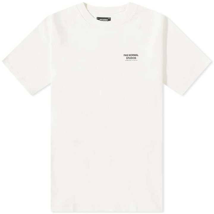 Photo: Pas Normal Studios Men's Escapism Technical T-Shirt in Off White