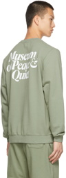 Museum of Peace & Quiet Khaki Museum Logo Sweatshirt