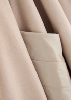 Herno Silk and Shell Poncho Cream