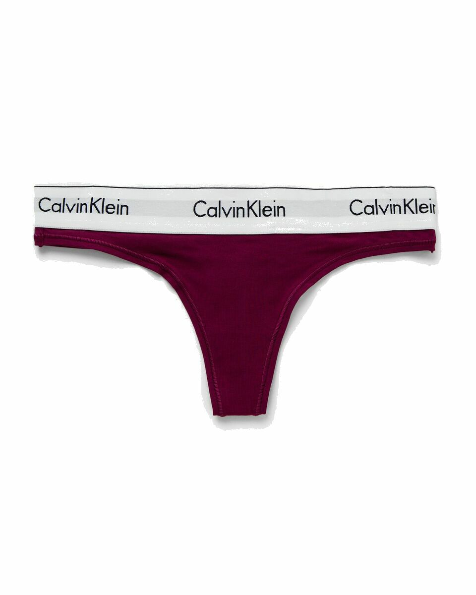 Photo: Calvin Klein Underwear Wmns Thong Purple - Womens - Panties