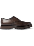 Berluti - Alessio Padova Venezia Leather Oxford Shoes - Brown