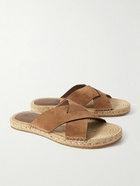 Zegna - Panarea Suede Sandals - Brown