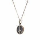 Needles Women's Silver Pendant Necklace in Peace 