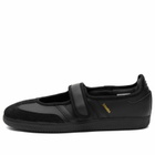 Adidas Women's Samba Jane Sneaker in Core Black/Core Black/Core Black
