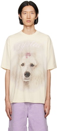 Acne Studios Off-White Printed T-Shirt