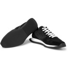 Rick Owens - Leather, Suede and Mesh Sneakers - Men - Black