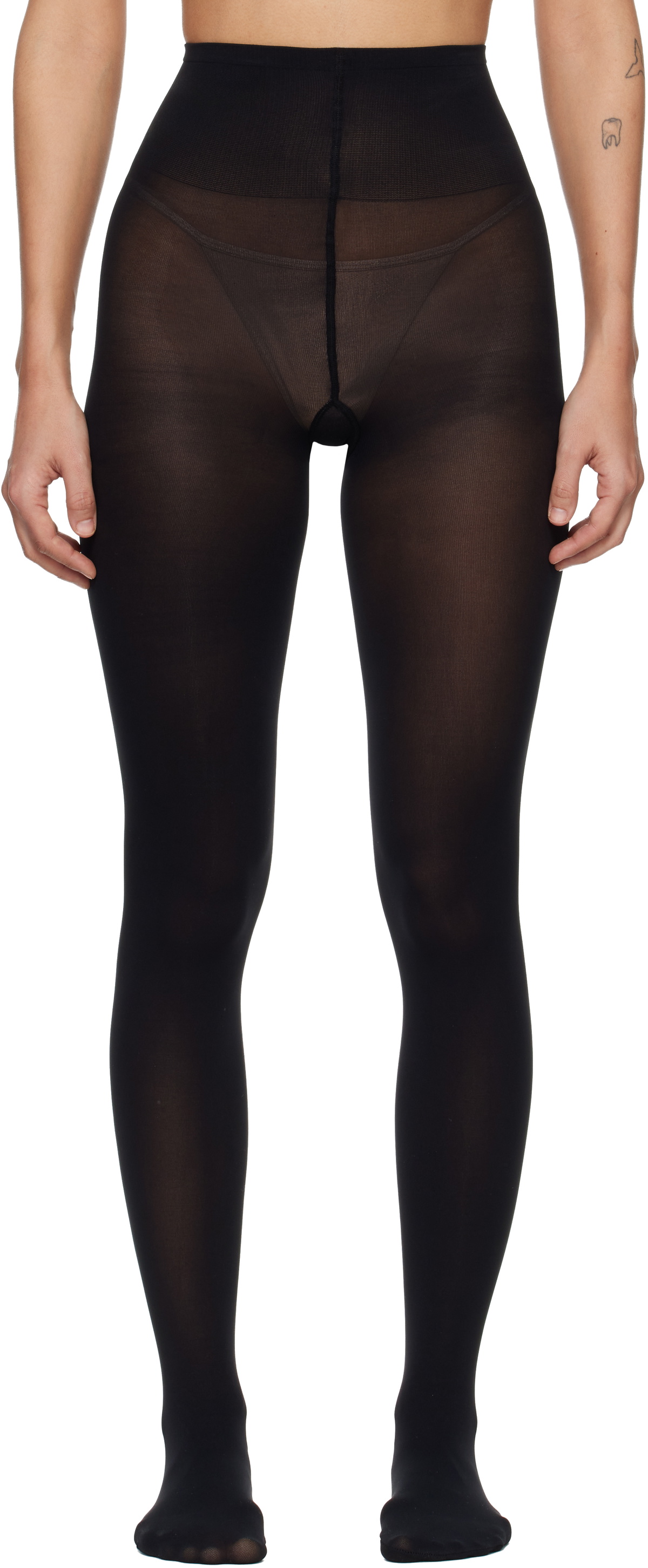 Swedish Stockings Black Olivia Premium Tights