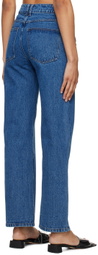 WYNN HAMLYN Blue Faded Jeans