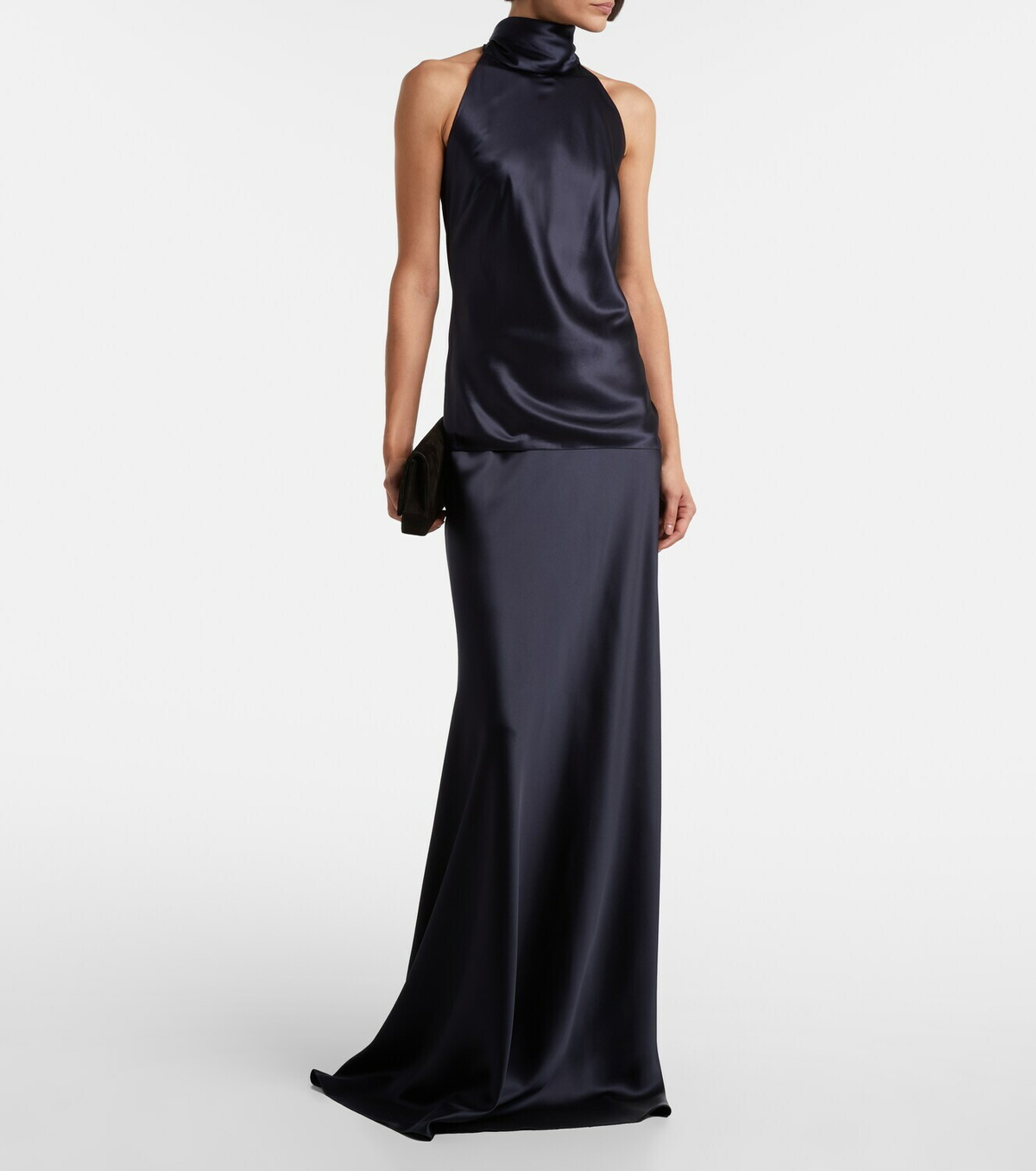 Ralph Lauren Collection Satin maxi skirt