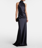 Ralph Lauren Collection Satin maxi skirt