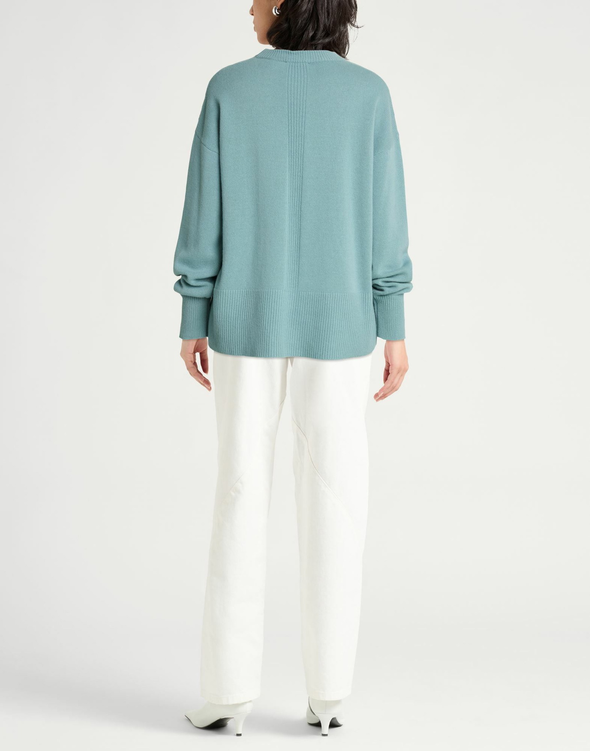 Roberto Collina Womens Sweater Sky in Blue