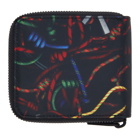 PS by Paul Smith Black Rope Zip Wallet