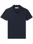 Orlebar Brown - Felix Supima Cotton and Modal-Blend Jersey Polo Shirt - Blue