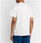 Nike Tennis - NikeCourt Printed Cotton-Jersey T-Shirt - White