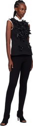 AO Yes Black Ribbon Tie Thurman Top