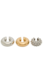 Rabanne Ear Cuff - set of Three - Silver - One Size