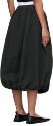 YMC Khaki Parachute Midi Skirt