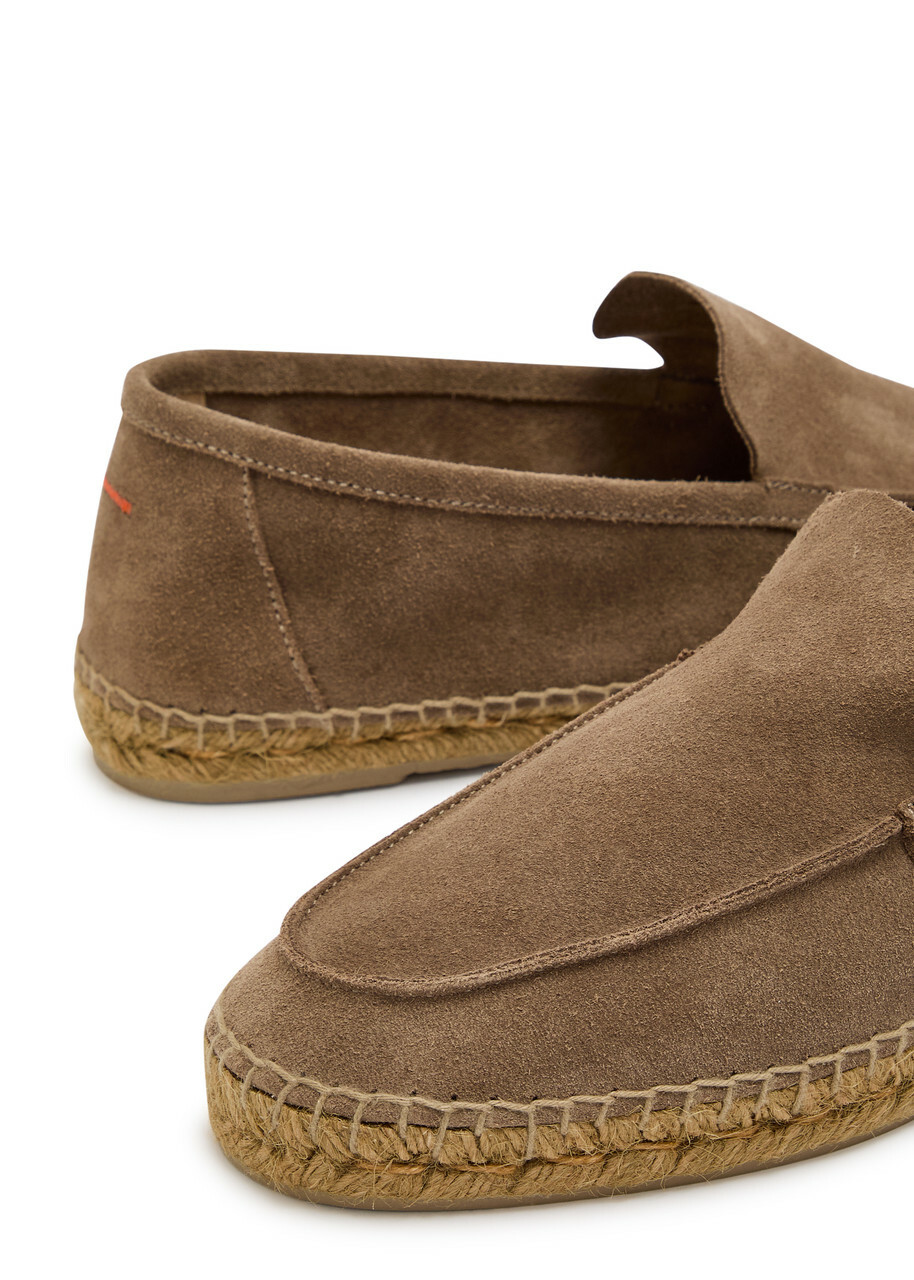 Castañer Nino T Suede Espadrille Loafers Brown