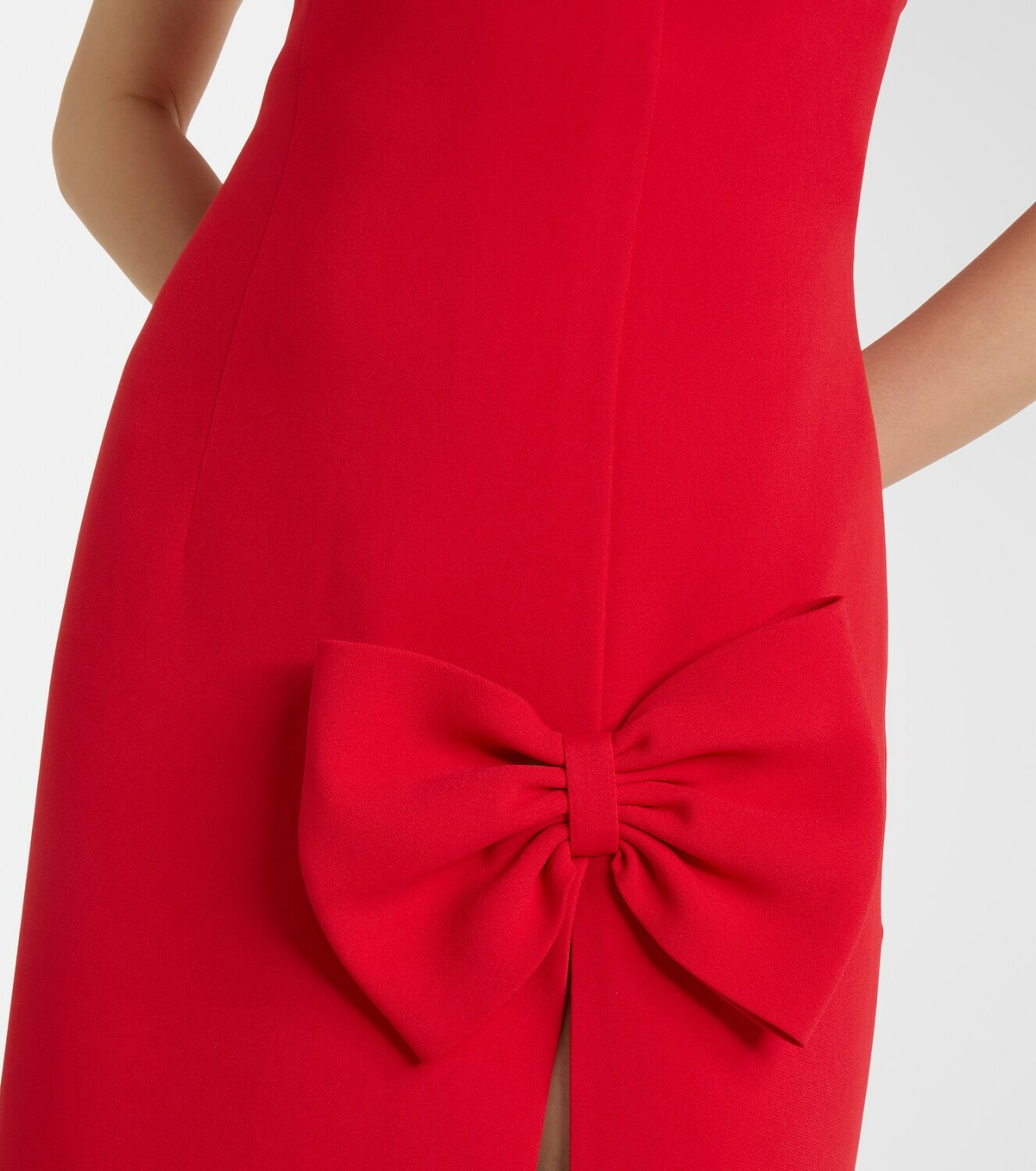 Alessandra Rich Bow-detail cady gown