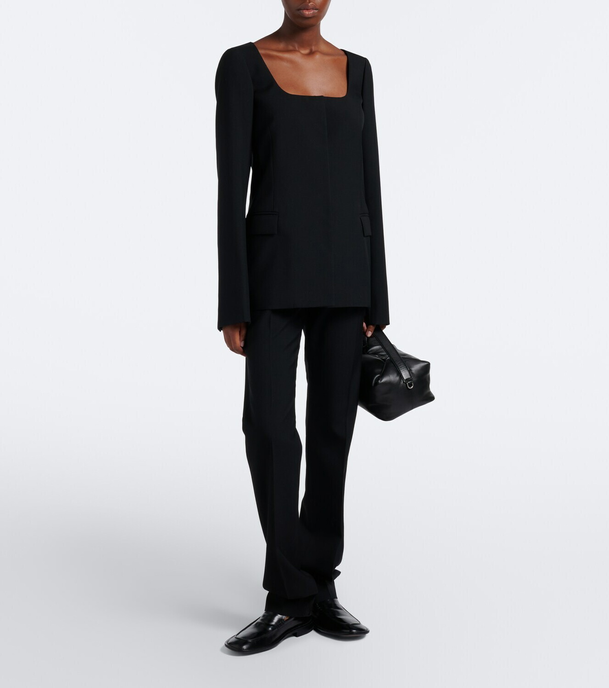 Calvin Klein Collection Andy Large leather top-handle bag