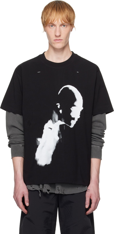 HELIOT EMIL Black Tephra T-Shirt Heliot Emil