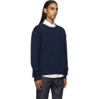 A.P.C. Navy Pullover Sweater