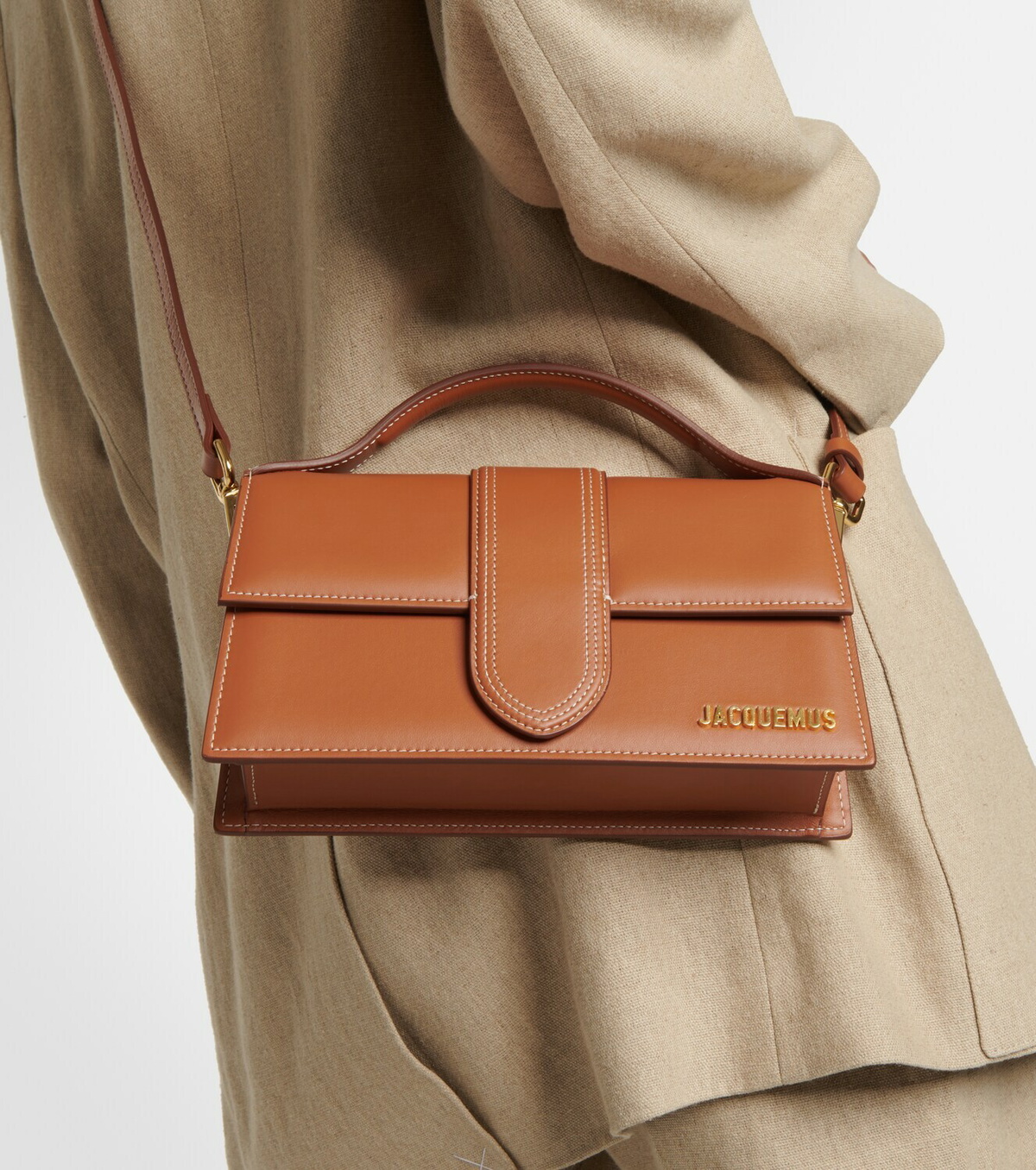 Jacquemus Le Grand Bambinou Leather Shoulder Bag Jacquemus