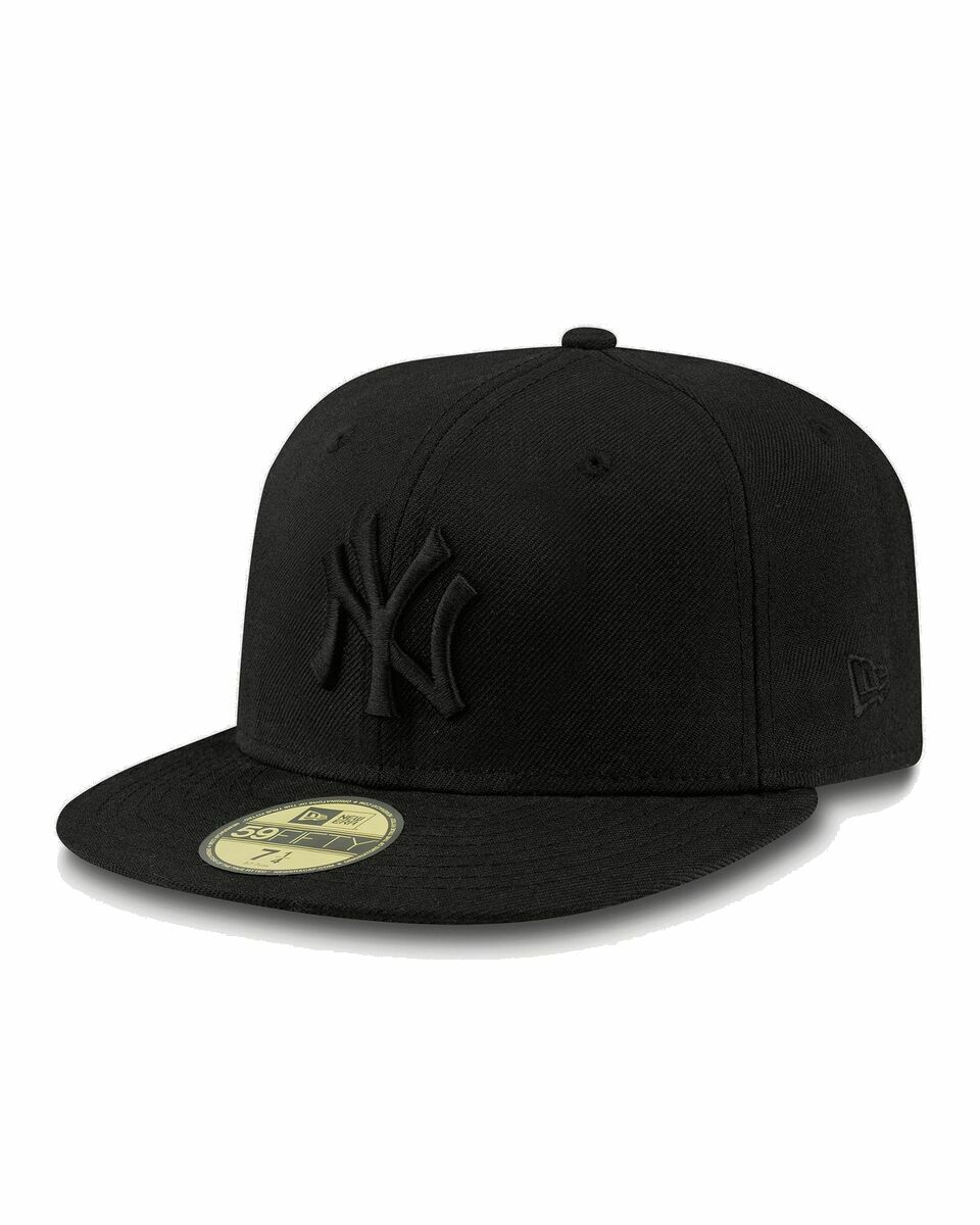 Photo: New Era League Essential 59 Fifty New York Yankees Black - Mens - Caps