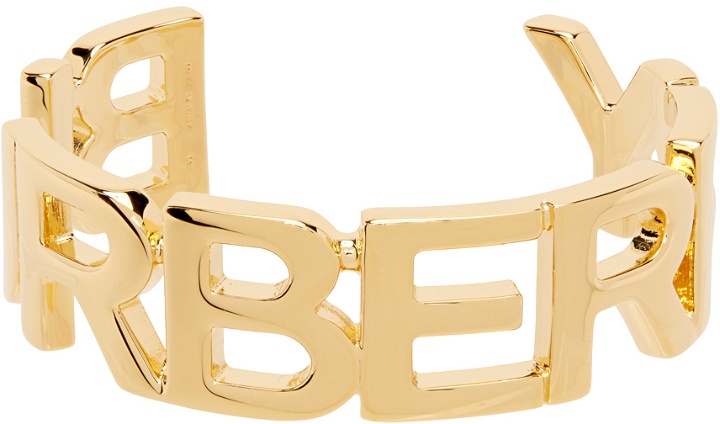 Photo: Burberry Gold Logo Bracelet