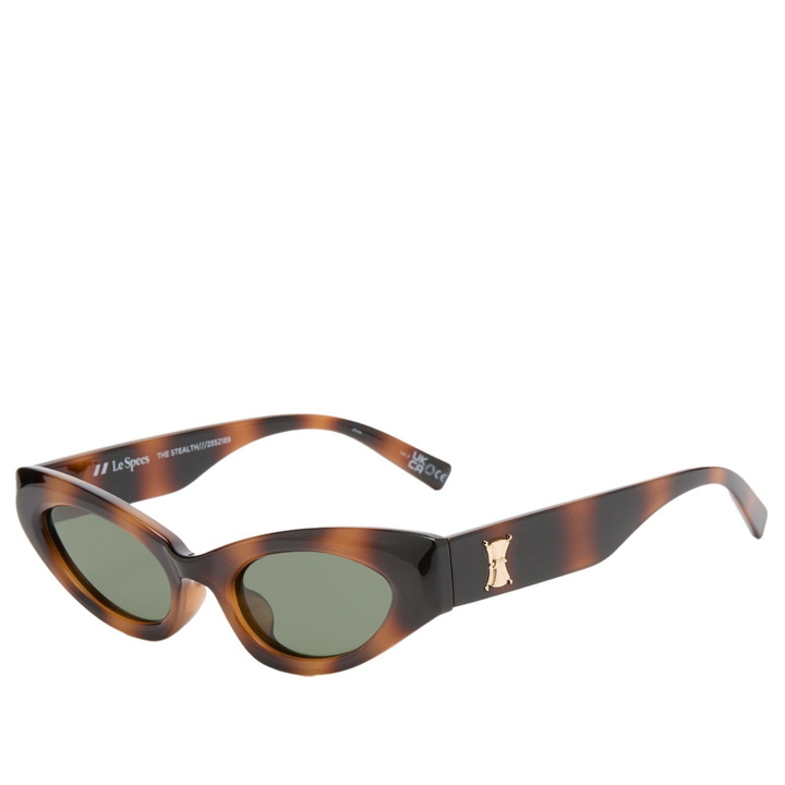 Photo: Le Specs Women's The Stealth Sunglasses in Ombre Tort/Khaki Mono Polarized 