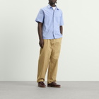 Bound Men's Wide Pleated Cotton Trousers in Camel