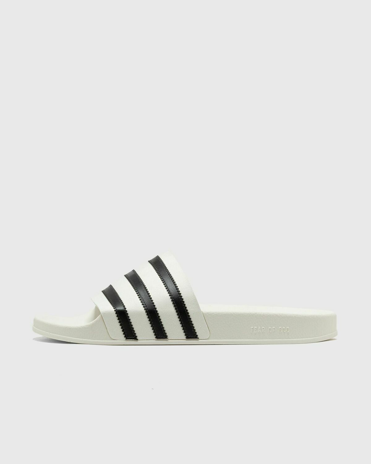 Adidas X Fear Of God Athletics Adilette White Sandals & Slides