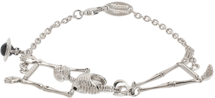 Vivienne Westwood Silver Skeleton Bracelet Vivienne Westwood