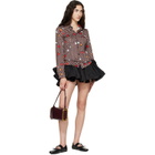 Marc Jacobs Burgundy 'The Scene' Small Shoulder Bag
